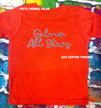 Load image into Gallery viewer, Gilmer All Stars- orange tee