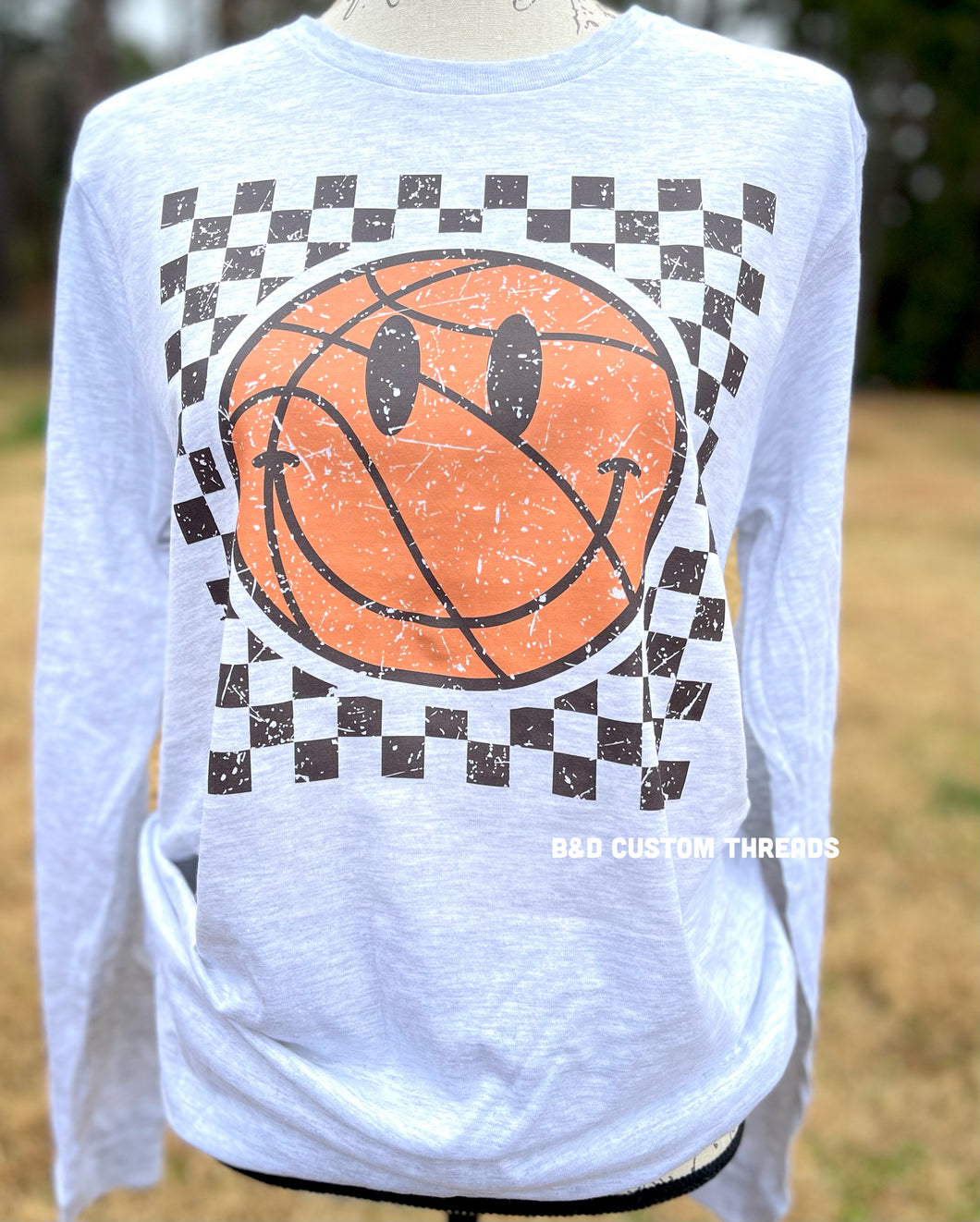 Happy basketball - long sleeve shirt