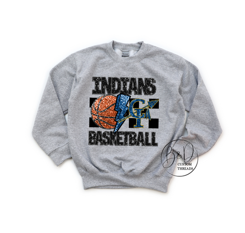 Carlisle indians basketball   - sweatshirt listing