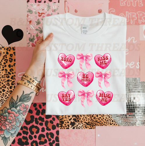 Candy hearts  (tees & sweatshirts)