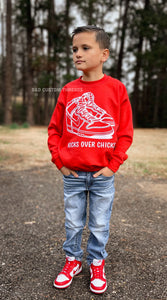 Kicks over chicks (tees & sweatshirts)