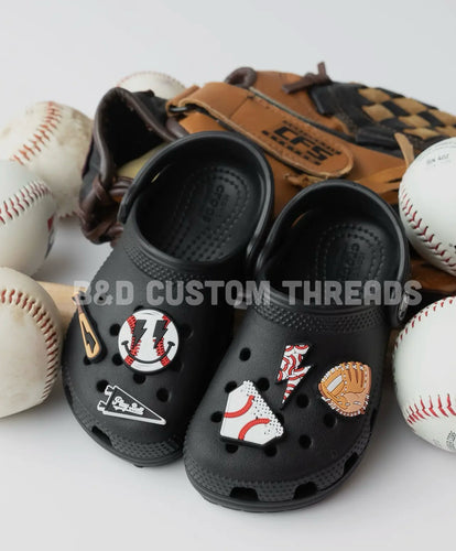 Baseball charms (set of 6)