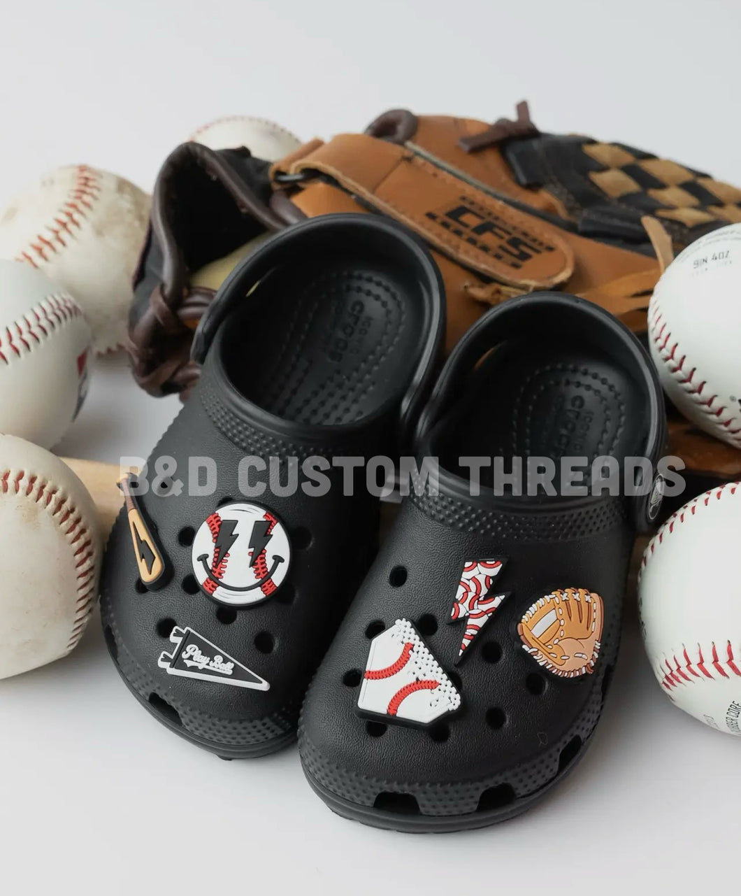 Baseball charms (set of 6)