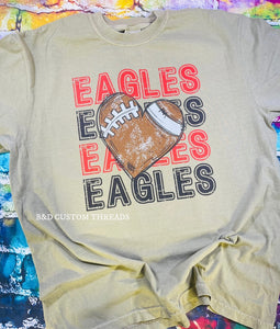 Eagles stacked football