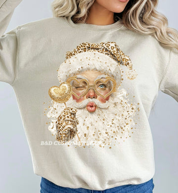 Golden Santa   (tees and sweatshirts)