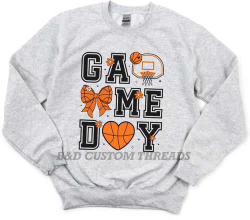 Game day basketball (tees & sweatshirts)