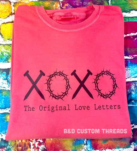 The original love letters- comfort color tee