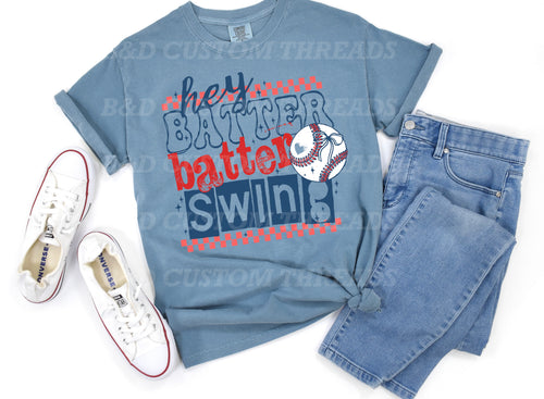 Hey batter batter swing (softball or baseball)