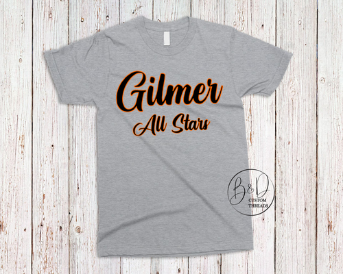 Gilmer All Stars- grey tee