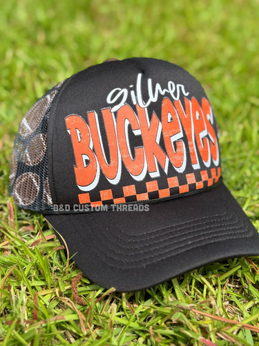 Gilmer Buckeyes- foam trucker hat