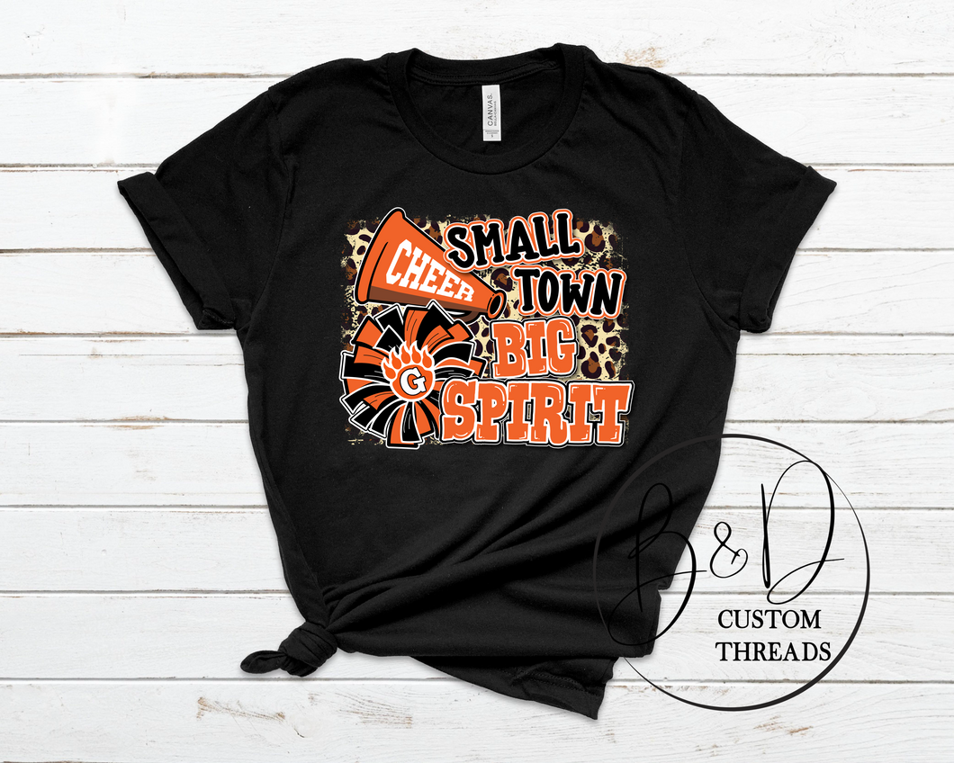 Small town big spirit cheer- Gladewater