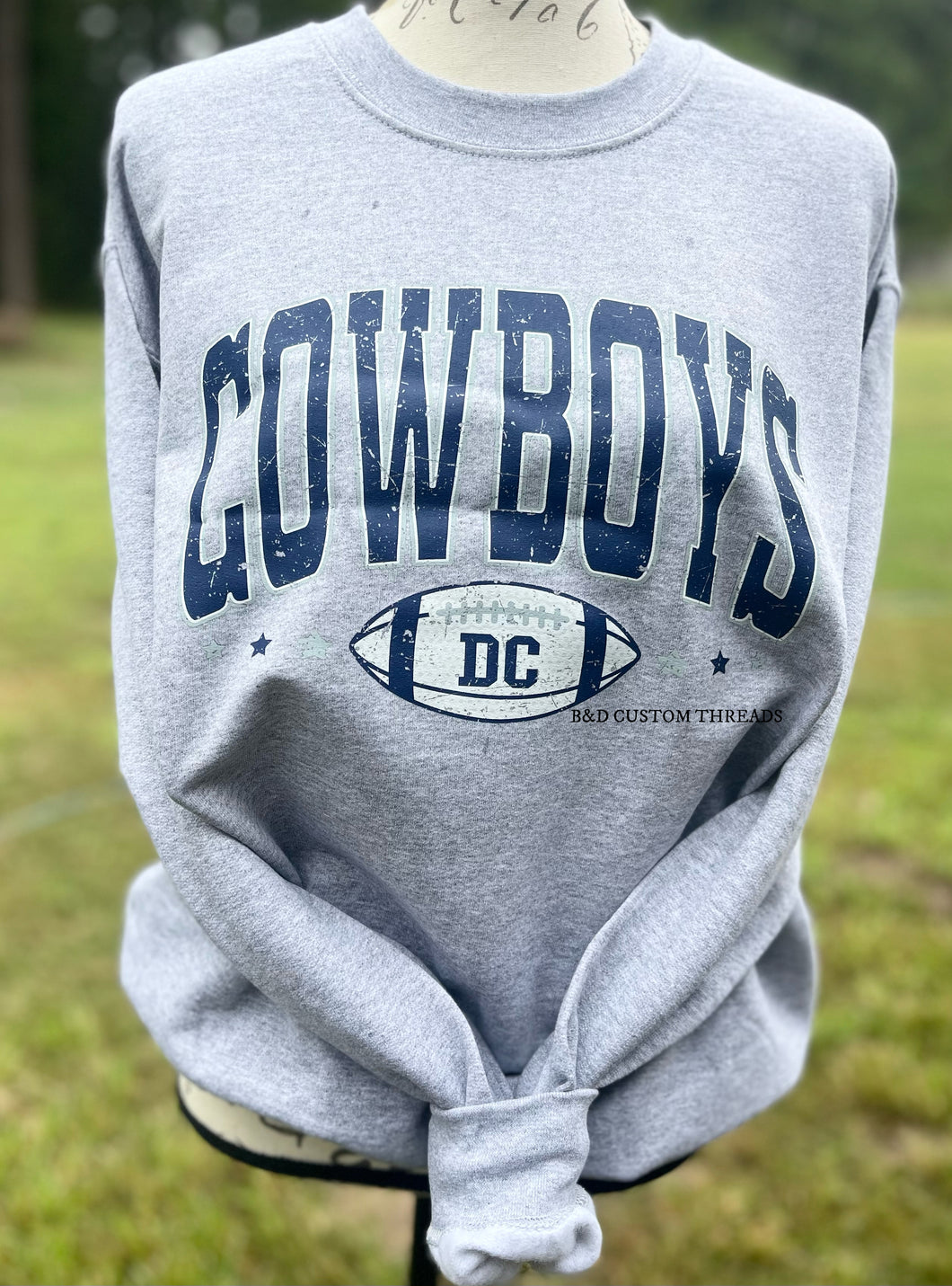 Distressed Cowboys- sweatshirt