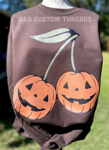 Jack o lantern cherries (tees & sweatshirts)