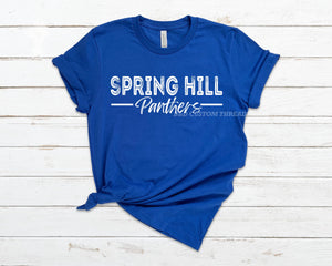 Spring Hill panthers  distressed
