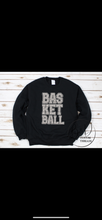 Load image into Gallery viewer, Youth- basketball shimmer - sweatshirt