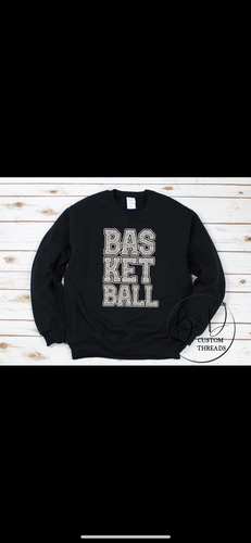 Youth- basketball shimmer - sweatshirt
