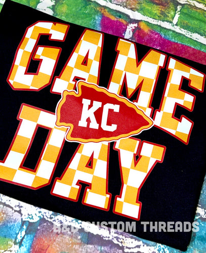 Game day - red and yellow