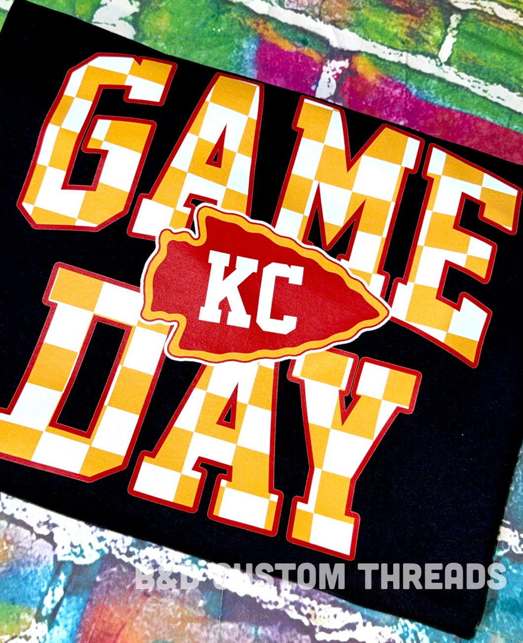 Game day - red and yellow