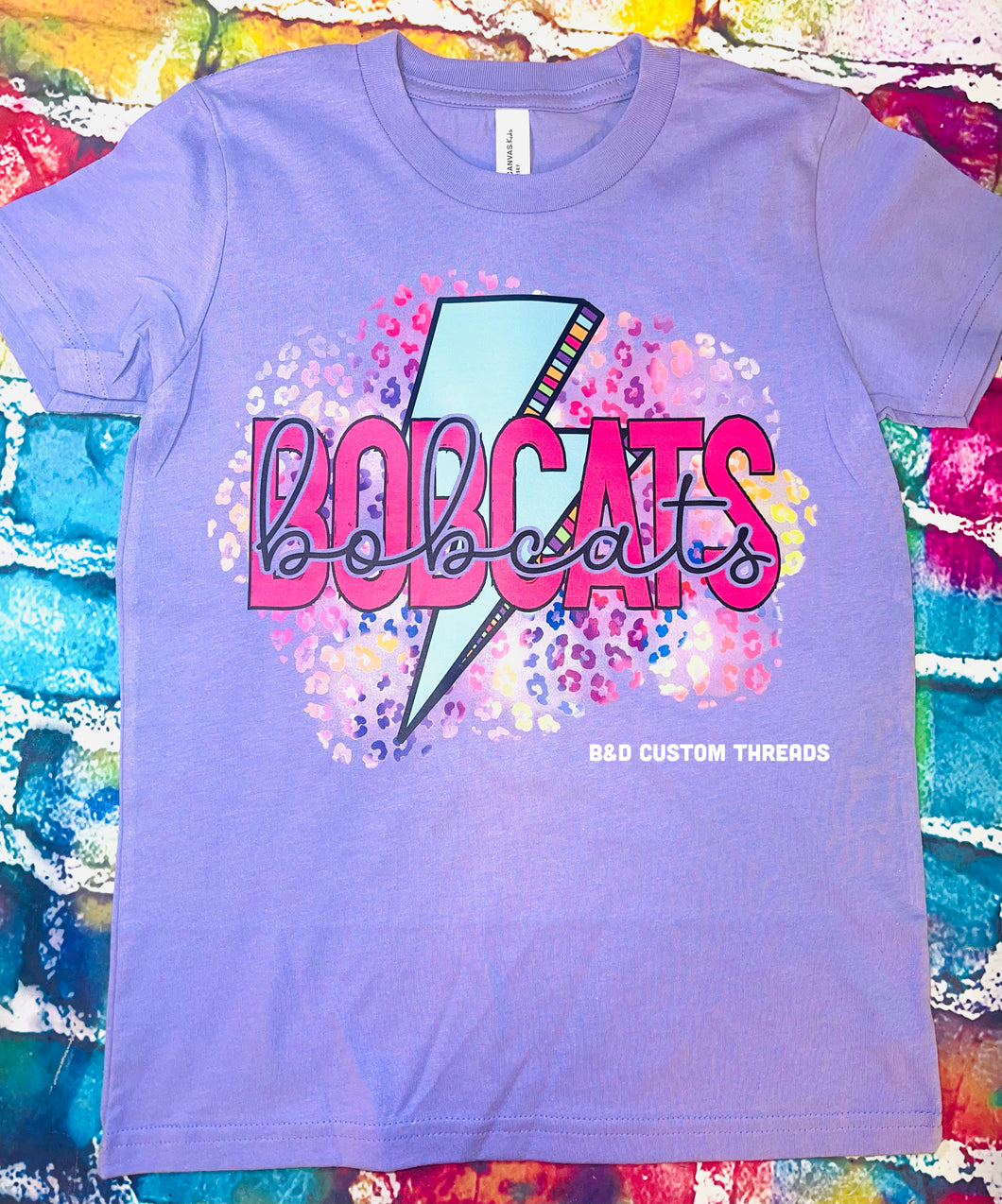 Bobcats fun colored bolt