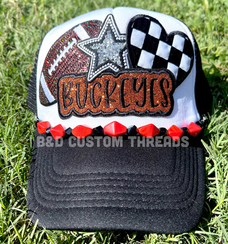 Buckeyes - foam trucker patch hat