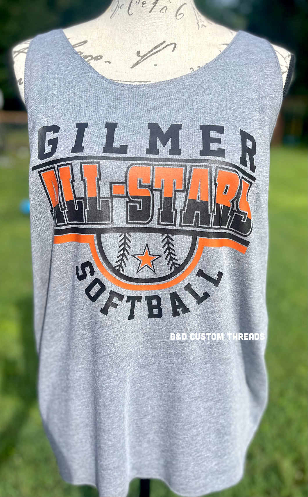 Gilmer all stars SOFTBALL - TEE SHIRT option