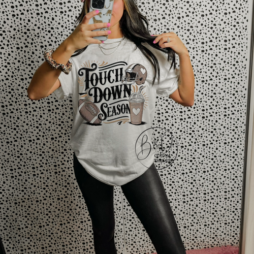 Touchdown season- white tee
