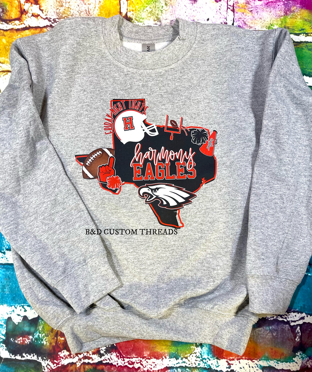 Harmony eagles texas - sweatshirt