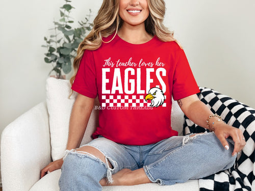 This teacher loves her eagles