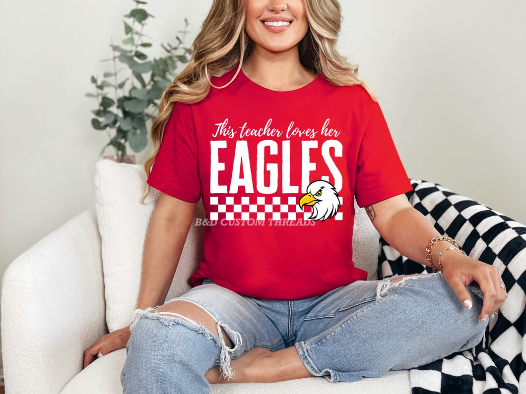 This teacher loves her eagles