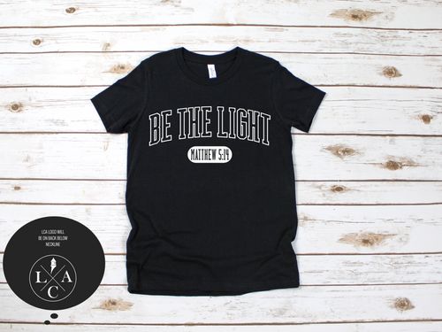 LCA tees- front and back prints