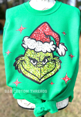 Shiny green guy (tees & sweatshirts)