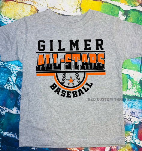 Gilmer all stars BASEBALL