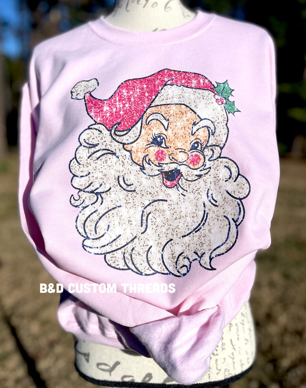 Sparkle santa (tees & sweatshirts)