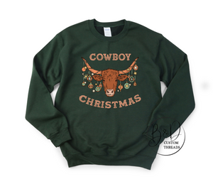 Cowboy Christmas (tees & sweatshirts)