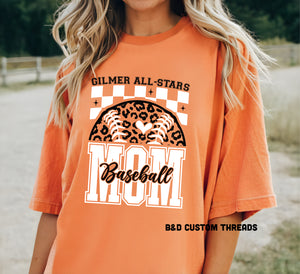 Gilmer all stars baseball mom