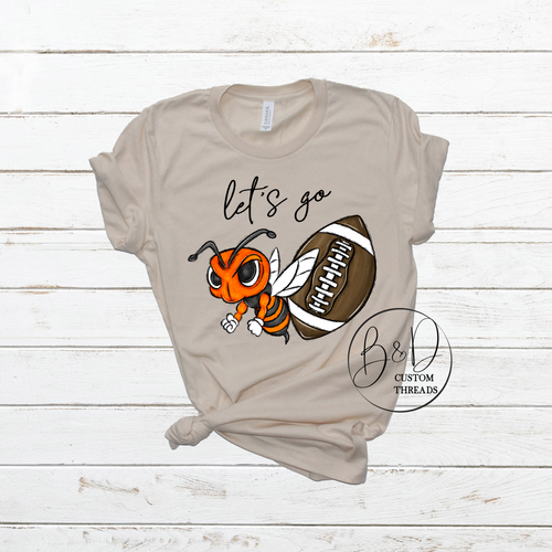 let’s go yellowjackets | hornets  (football)