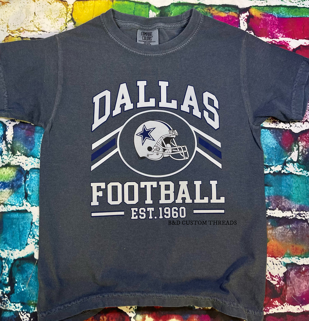 Dallas football- sweatshirt option (NOT A TEE AS SHOWN!)