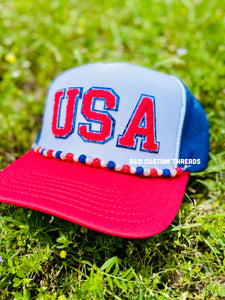 U S A —Foam trucker cap