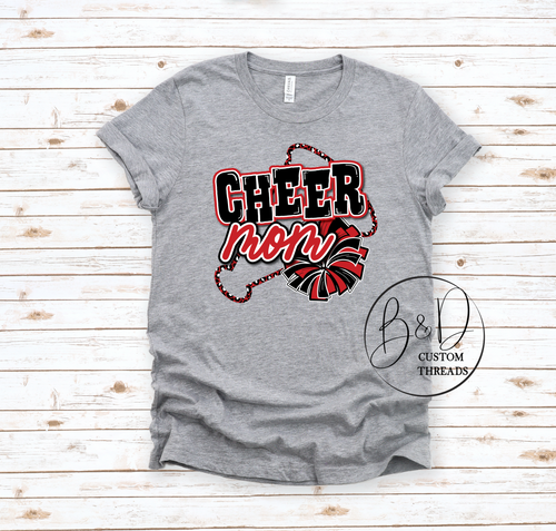 Cheer mom - red