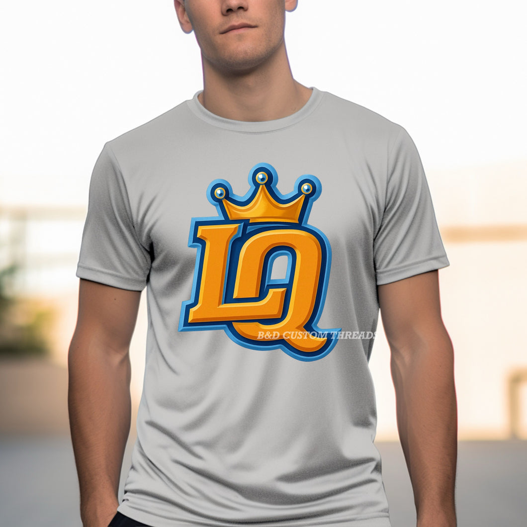 Lumber queens on a drifit tee