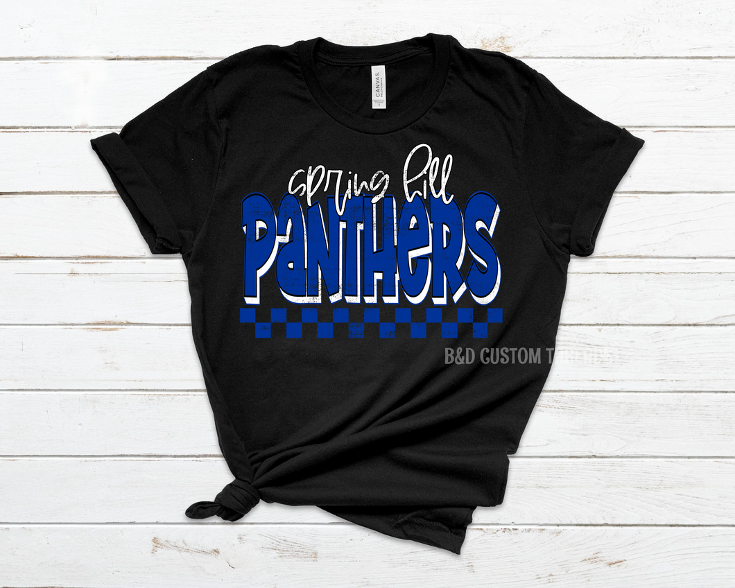 Spring Hill panthers- grunge