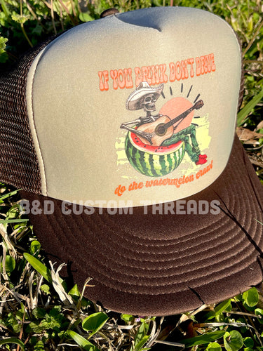 Do the watermelon crawl- foam trucker hats