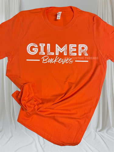 Gilmer Buckeyes distressed