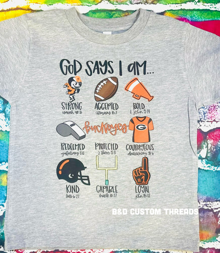 God says I am…. Gilmer Buckeyes