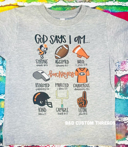 God says I am…. Gilmer Buckeyes