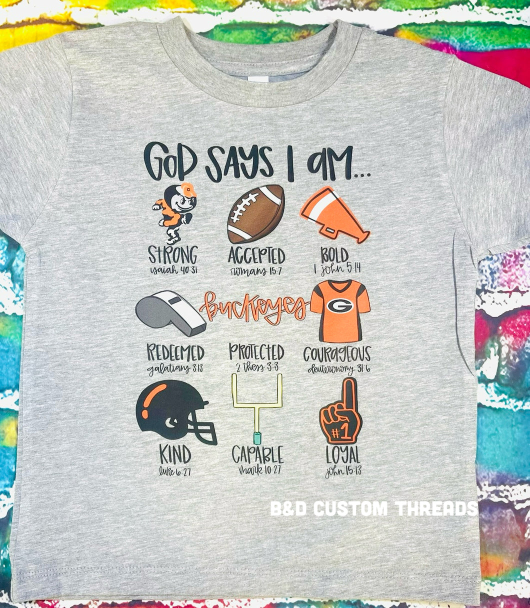 God says I am…. Gilmer Buckeyes