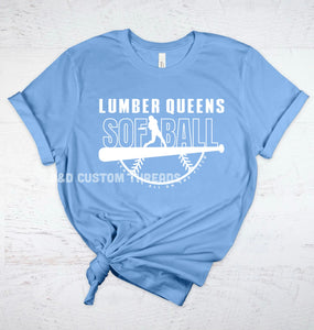 Lumber queens softball leave it on the field (tees and sweatshirts)