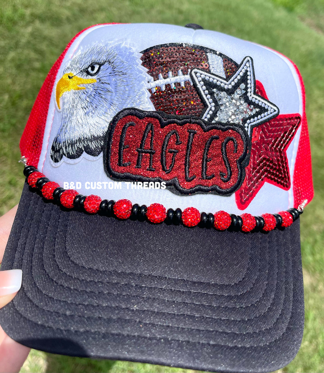 Eagles - foam trucker patch hat