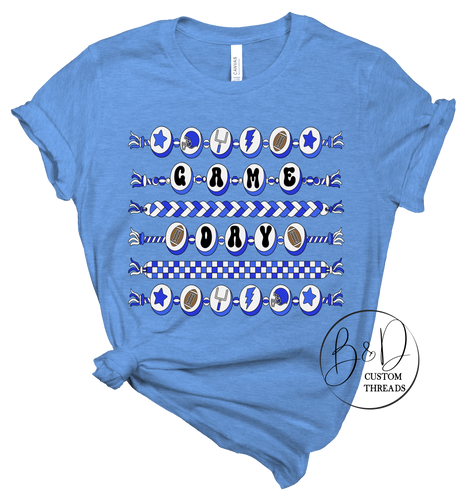 Game Day Friendship bracelet - Blue