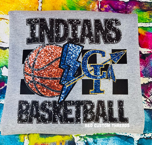 Carlisle Indians basketball (tee-shirt listing)